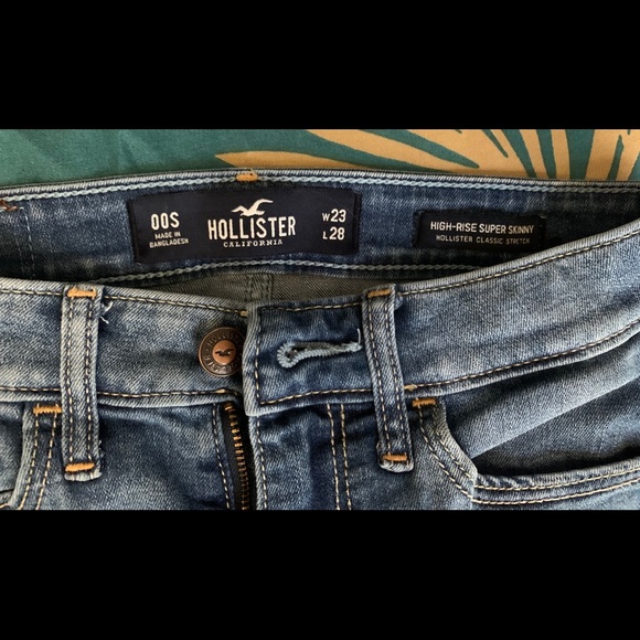 Hollister Jeans-00S W23 L28 High Rise Super Skinny - Picture 3 of 3